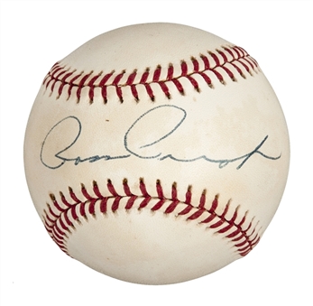 Ross Perot Signed National League Baseball (PSA/DNA)